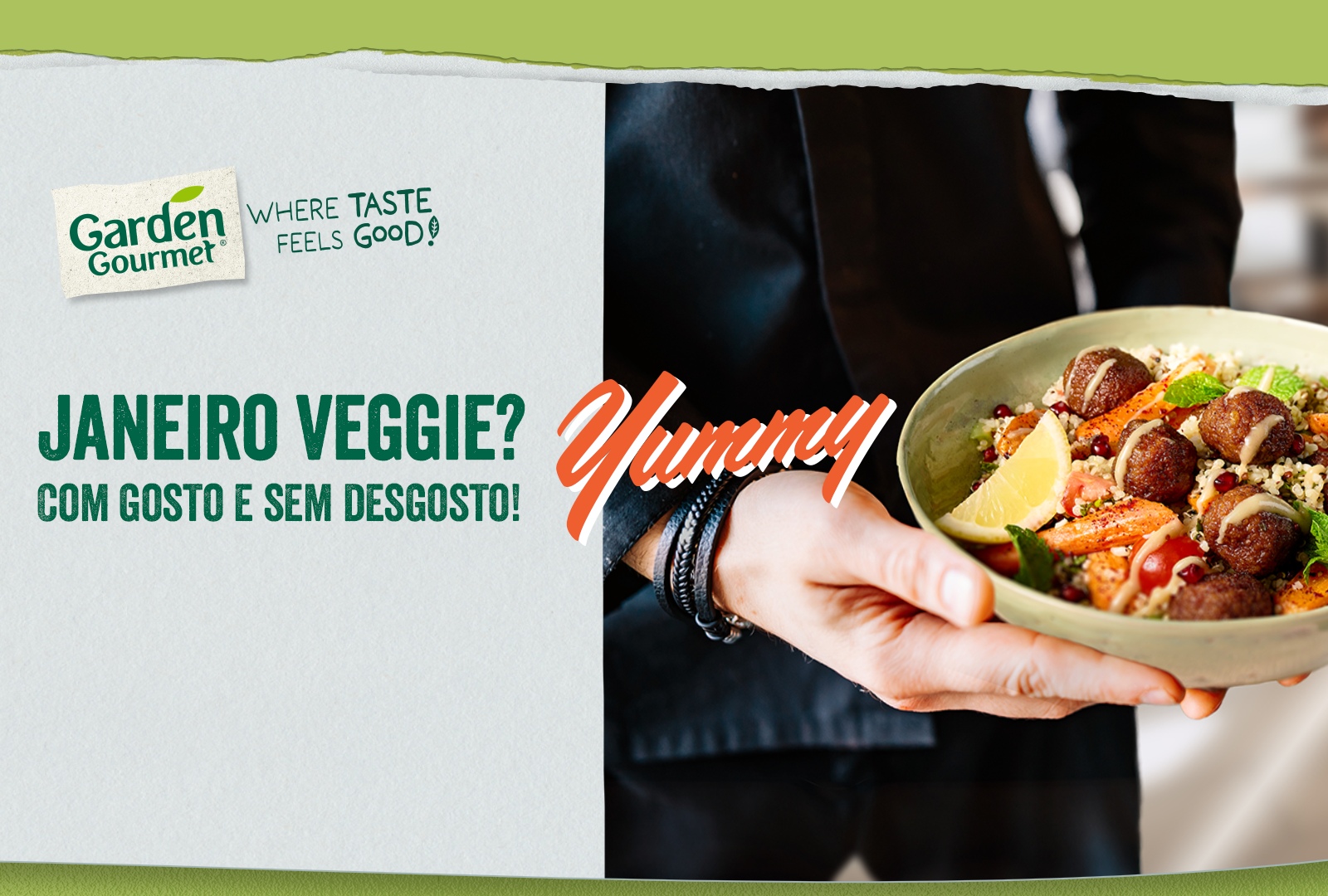 Janeiro Veggie: GARDEN GOURMET® desafia-te a provar opções vegan e vegetarianas!