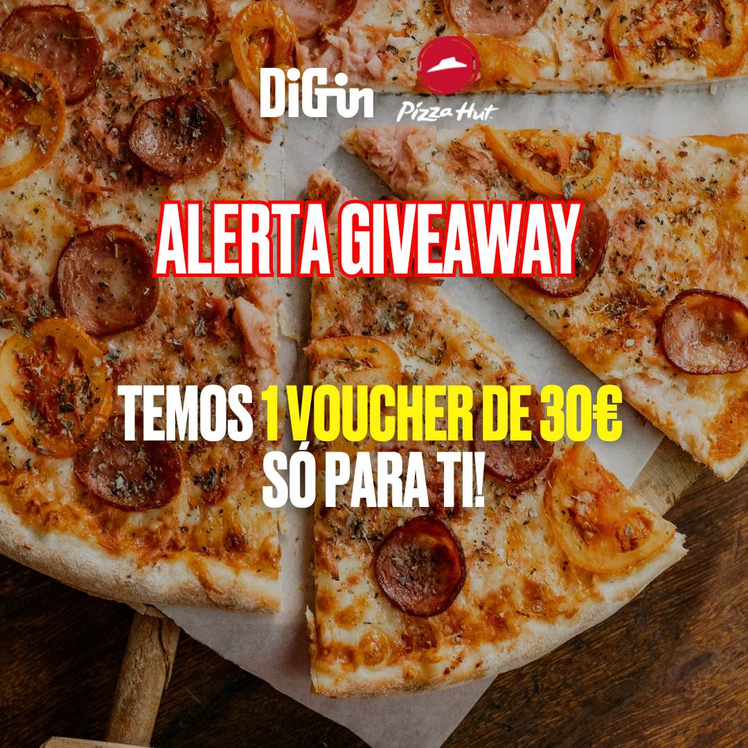 Regulamento: Giveaway Voucher de 30€ na Pizza Hut